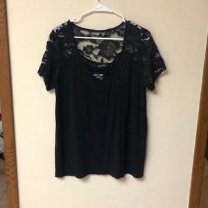 Black lace top